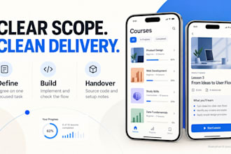 develop android app screens for your mobile mvp