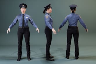 create a photorealistic 3d metahuman, 3d hair rig, unreal hair, realistic hair