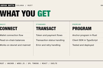 build your solana dapp with rust, anchor and wallets