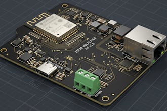 design multilayer pcb with esp32 rs485 usb c and ethernet connectivity