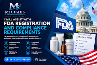 assist with fda registration and compliance requirements