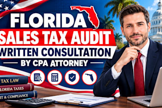 provide a written florida sales tax audit consultation by CPA attorney