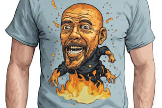 do a funny meme t shirt design that goes viral