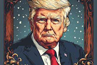 design professional political caricatures and satirical art