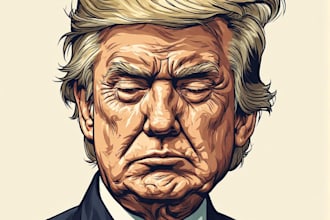 create unique political cartoon artwork for newspapers