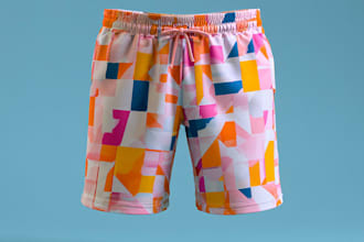 create bold mesh shorts and urban streetwear designs