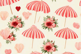 create watercolor seamless pattern
