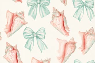design watercolor and vintage patterns for apparel print