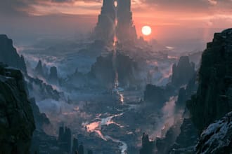 draw environment concept art