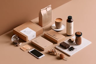 modern and professional packaging design