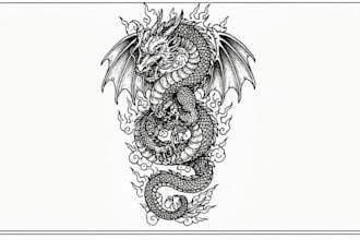 esign a custom tattoo design, tattoo sleeve or realistic