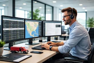 provide professional truck dispatching and load booking services