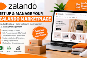 setup zalando marketplace upload bulk product optimize listing manage catalog