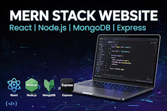 develop modern responsive website in mern stack and fix bugs