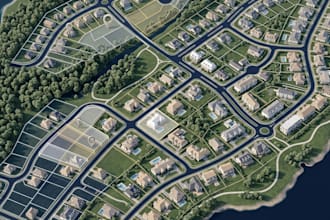create real estate maps, property maps, land plot maps and location maps