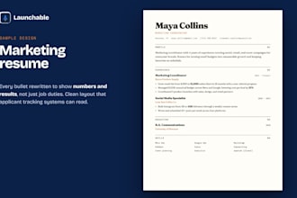 write a professional resume and cover letter