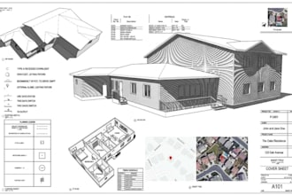 design 2d landscape site plans, plot plans property layouts for city permit use