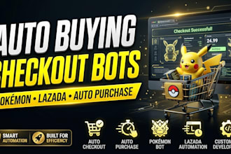 do pokemon bot auto checkout bot lazada bot auto buying bot auto purchase bot