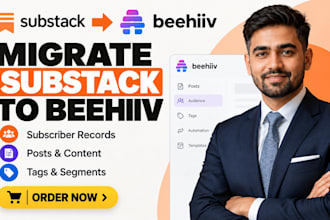 migrate substack newsletter to beehiiv, subscriber records, posts, tags