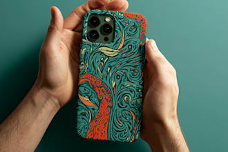 do trendy mobile cover or phone case design