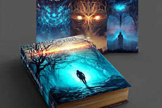 create an epic fantasy book cover
