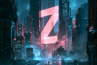 create a bold cyberpunk gaming or esports logo
