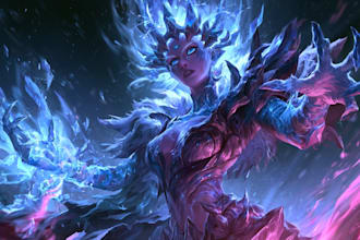 illustrate a magical elf fairy witch or fantasy mage