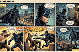 draw a comic book for you