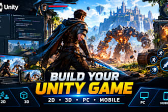 be your professional unity game developer