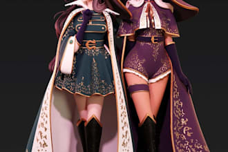 create custom vrchat world, femboy avatar, 3d environment metaverse, vrc world