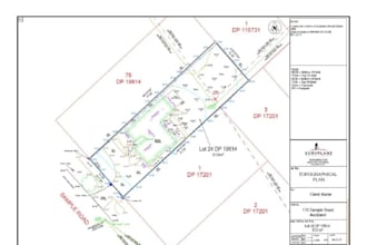 create topographic survey plans with contour lines and elevations