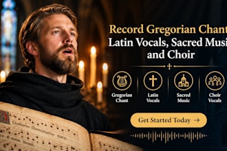 record gregorian chant and latin sacred vocals