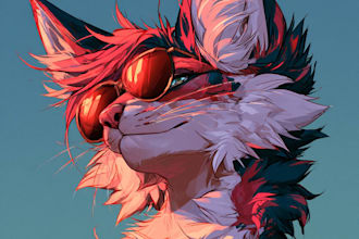 create cute furry character art and digital illustrations