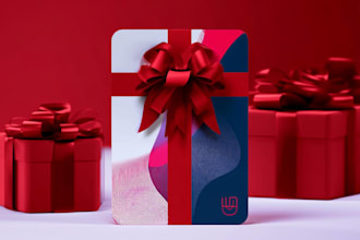 design loyalty card, gift voucher, and gift card