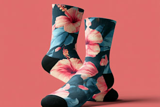 custom and pattern socks design