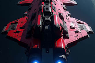 create amazing alien spaceships and futuristic spacecraft