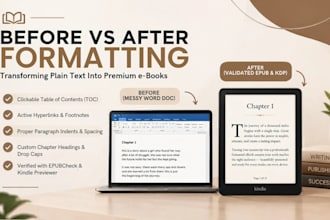 be your kindle ebook formatting and epub conversion expert