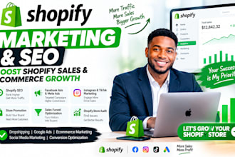 do shopify marketing and SEO to boost shopify sales and ecommerce growth