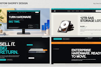 design and customize a branded shopify online store