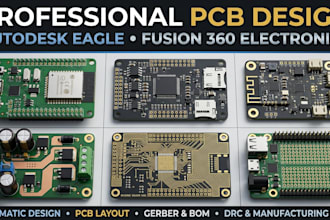design pcb boards in eagle and fusion360 pcb design software