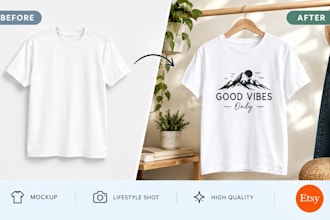 create etsy mockups and listing images for your products
