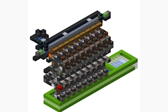 build minecraft redstone farms, item sorters and automatic machine