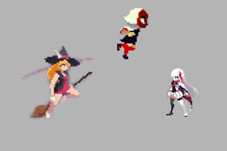 pixel art animation 2d pixel art sprite sheet character design nsfw pixel art