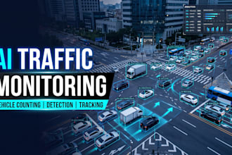 develop ai traffic monitoring software for vehicle counting and detection