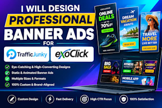 set up and optimize trafficjunky and exoclick ad campaigns