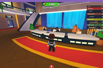 create a full roblox game, develop roblox game, script and build roblox game