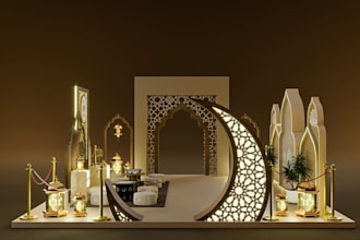 design 3d brand activation and pop up event spaces
