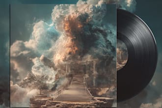 design a metal album cover artwork