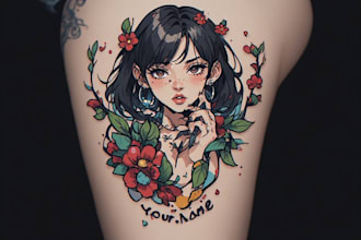 create dark tattoo art