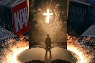 christian book cover, christian book cover design